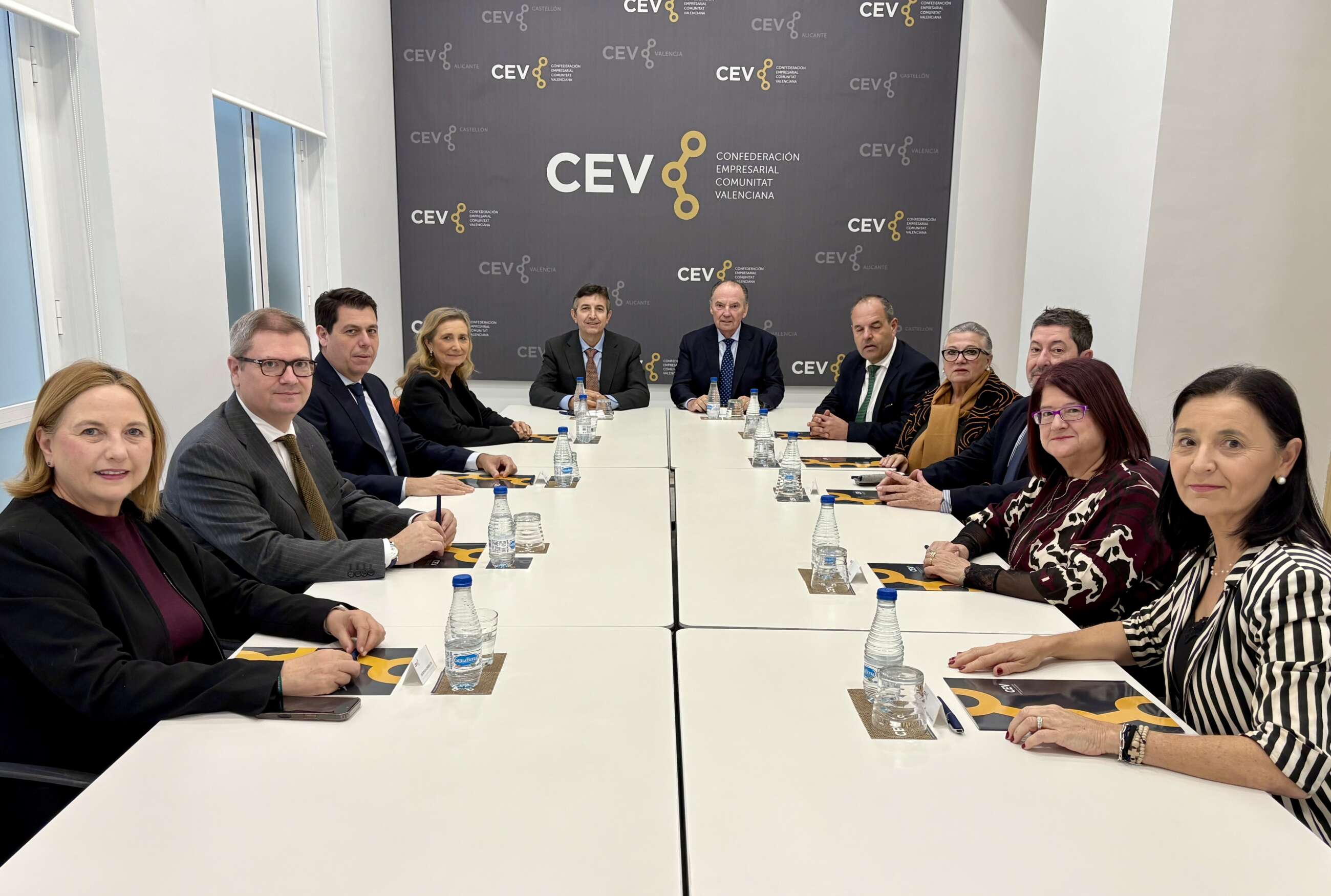Reunión de la CEV y Cámaras de la Comunitat Valenciana