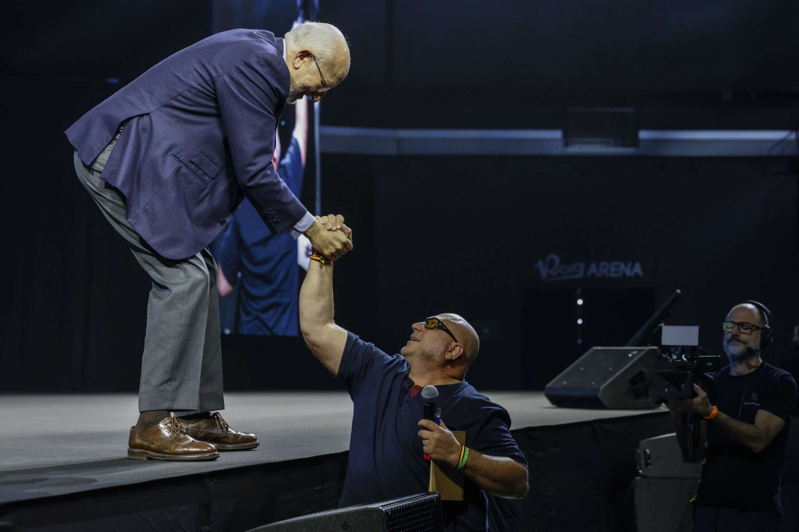 Juan Roig, durante la jornada interna de Alcem-se.