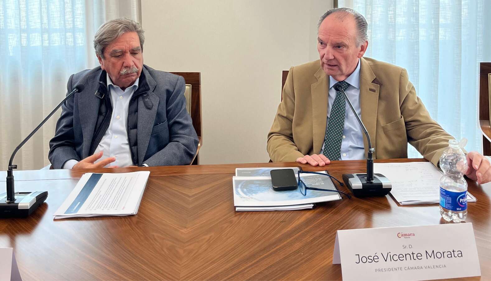 Juan Cámara y José Vicente Morata