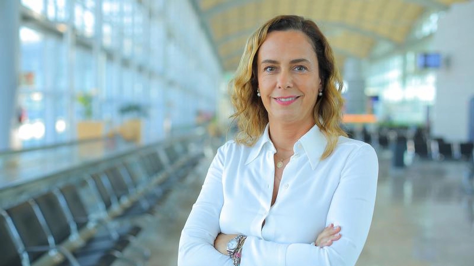 Laura Navarro, directora del aeropuerto de Alicante-Elche Miguel Hernández.