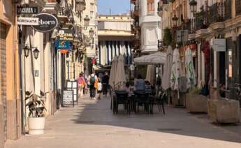 Una calle del barrio de Ruzafa