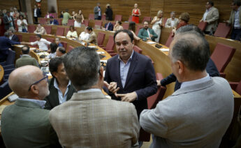 Juanfran Pérez Llorca, presidente de la Generaltat, antes de la aprobación de los presupuestos de 2026