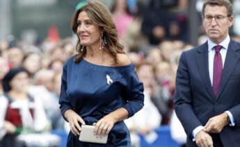 Eva Cárdenas y Alberto Núñez Feijóo en los Premios Princesa de Asturias / EFE