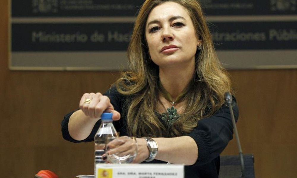 Marta Fernández Currás, exconselleira de Facenda