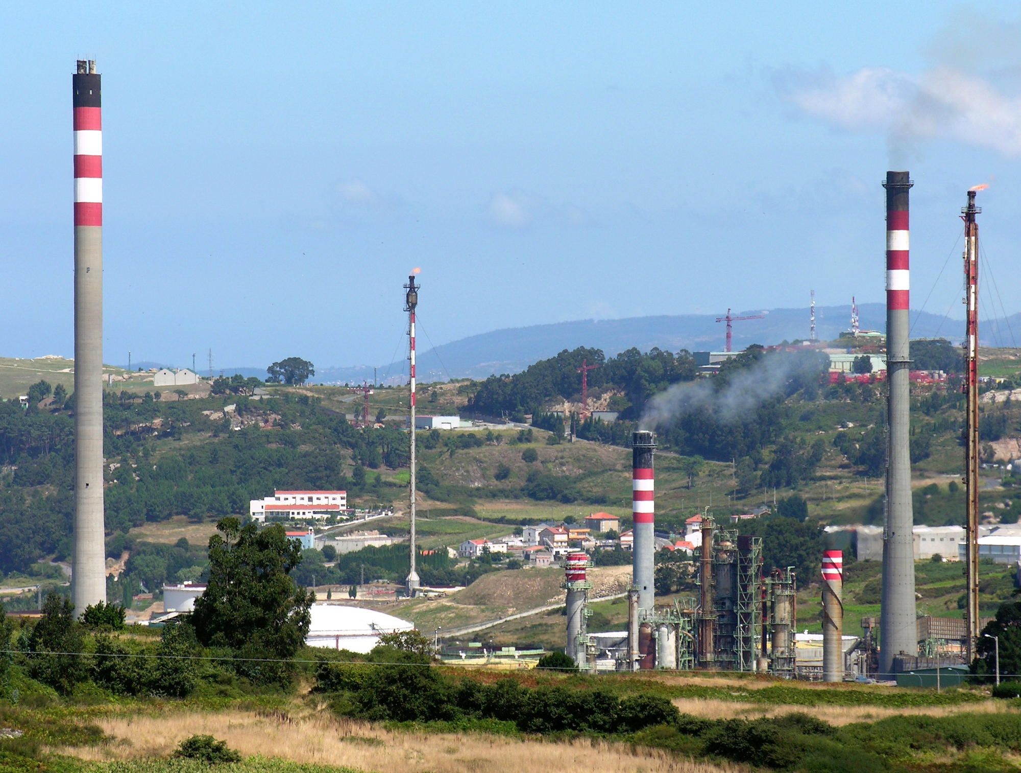 Refinería de Repsol en A Coruña / Galipedia