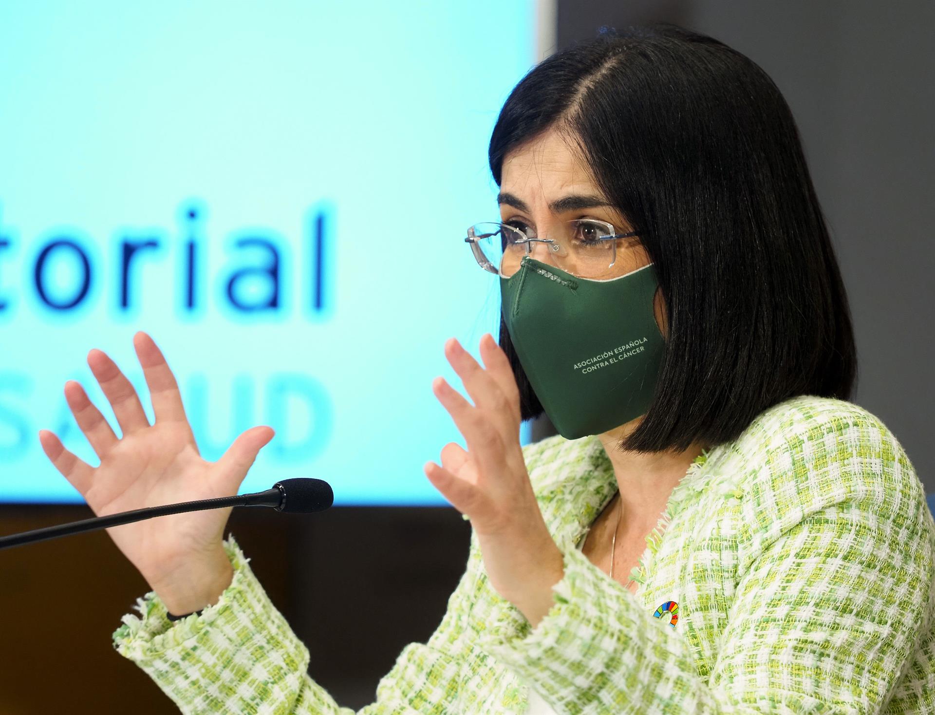 La ministra de Sanidad, Carolina Darias / E.P.