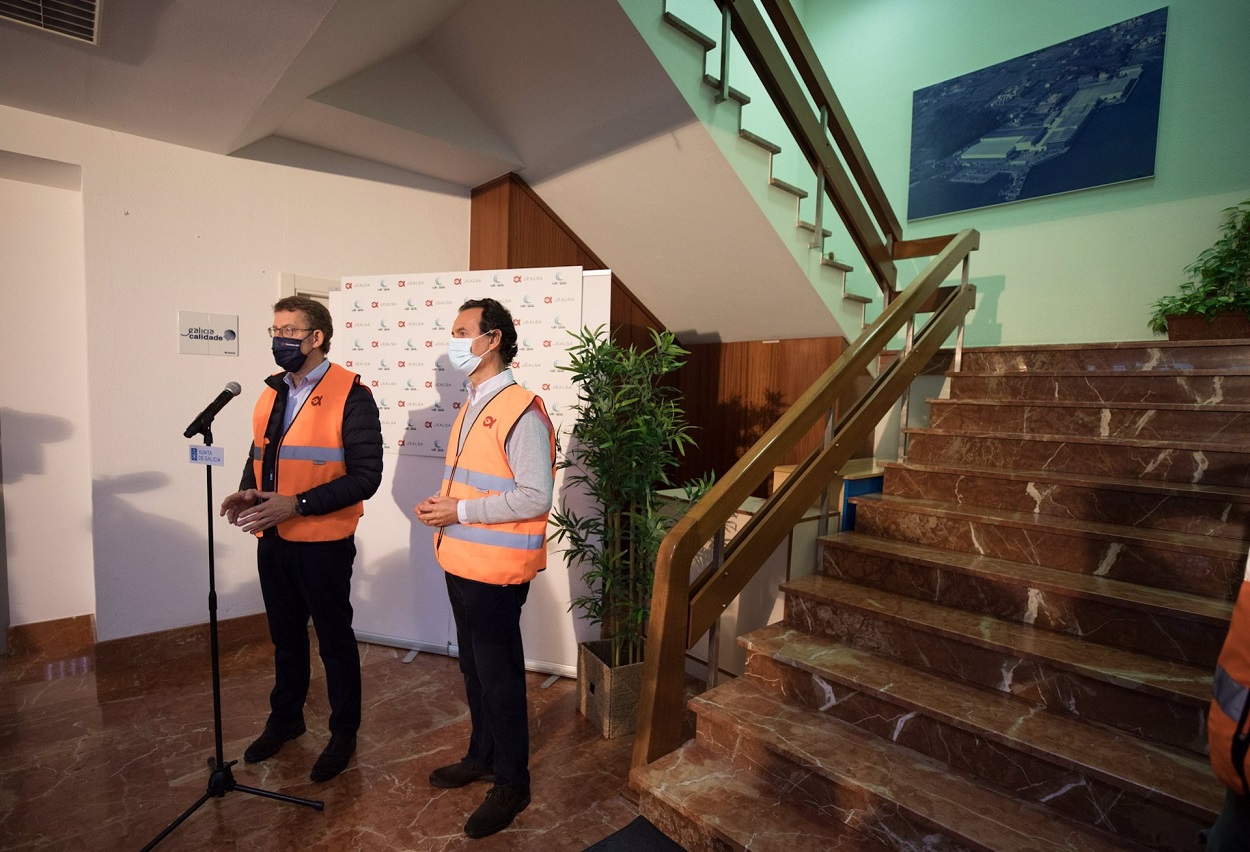 Jealsa fija el plazo de un año para recuperar la normalidad en su fábrica en Boiro (A Coruña) tras el incendio. Foto: Europa Press