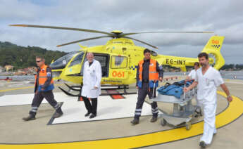 Helicóptero de emergencias sanitarias de Galicia
