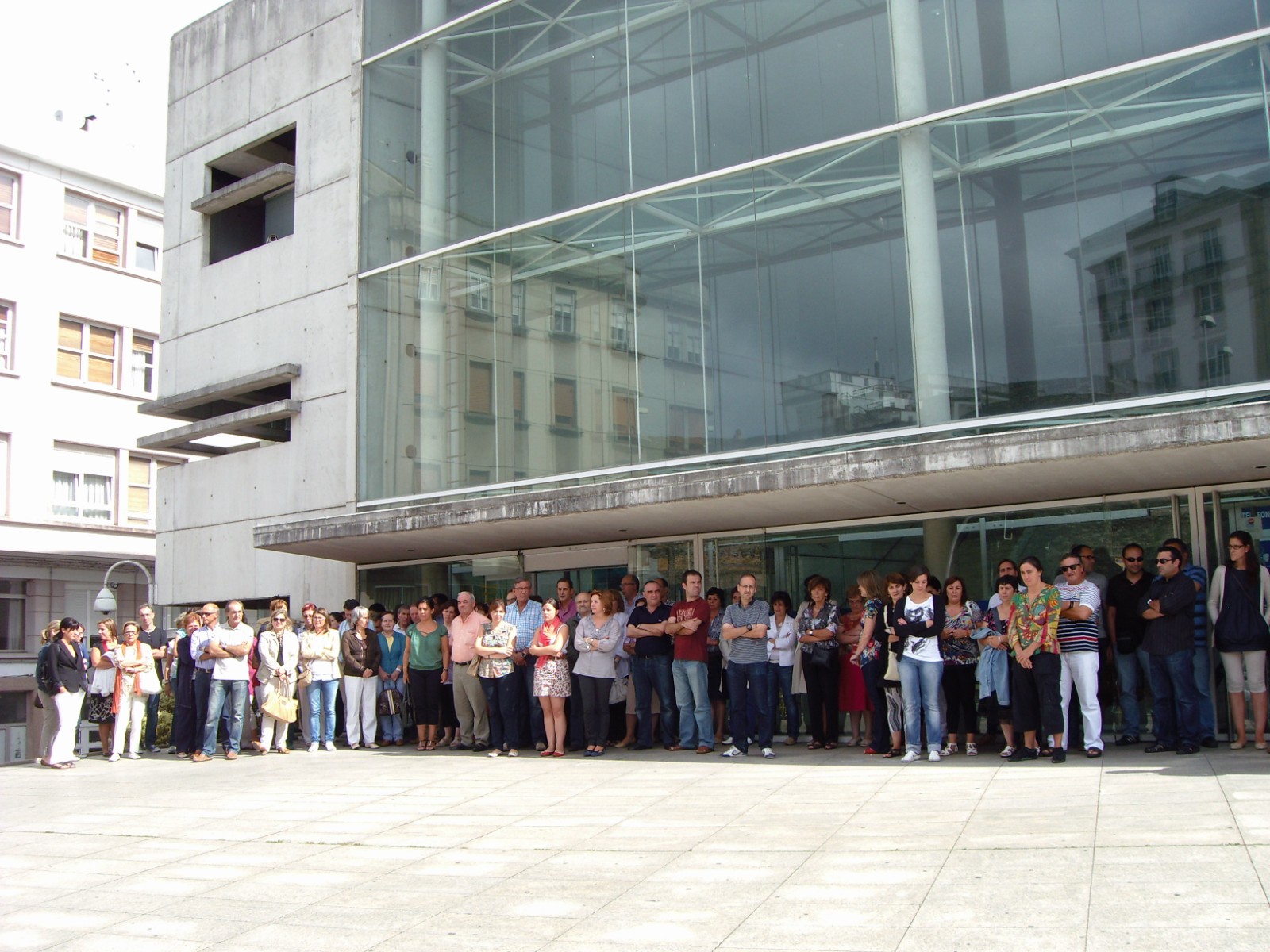 Delegación de la Xunta en Lugo durante una concentración contra la violencia machista / Xunta