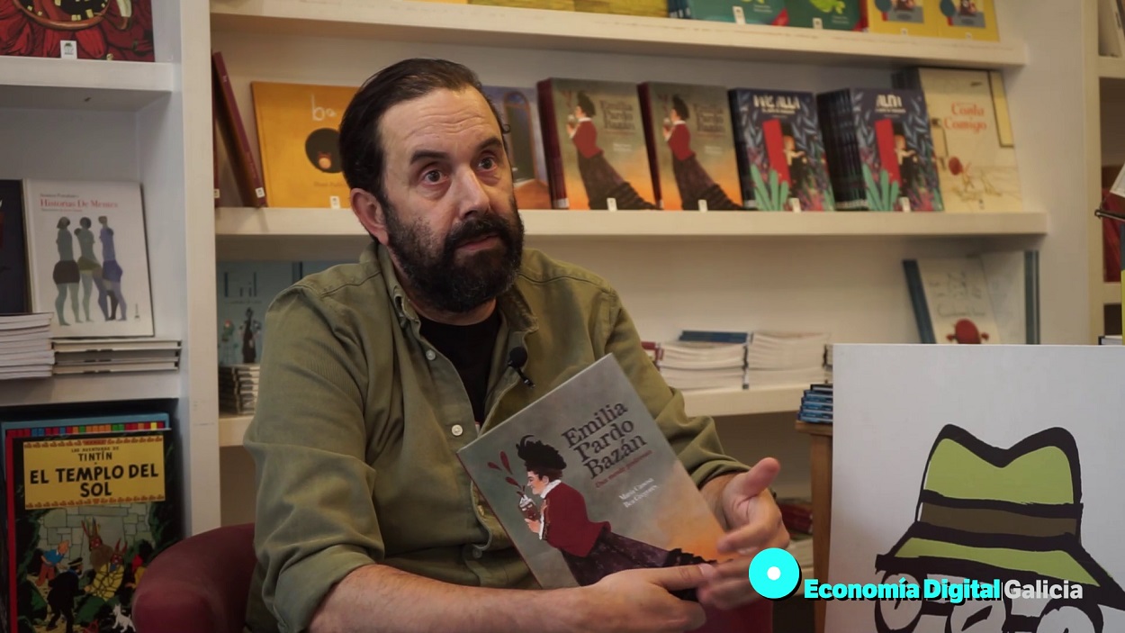 Pablo Zaera, fundador de Editorial Bululú, en A Coruña