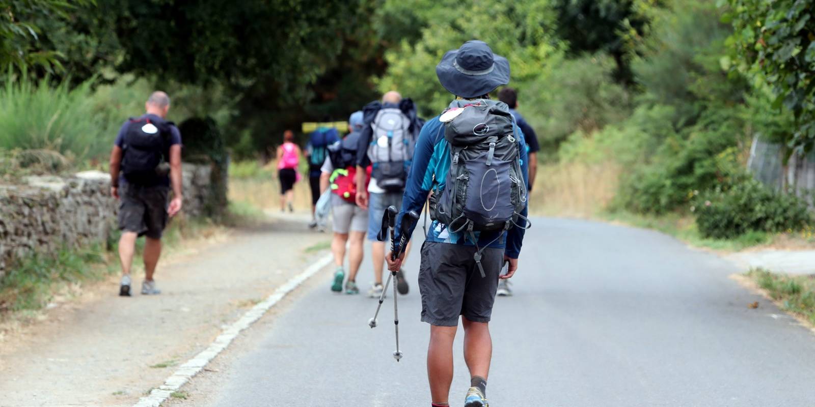 Peregrinos camino de Santiago / Xunta