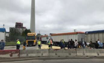 Protesta en As Pontes