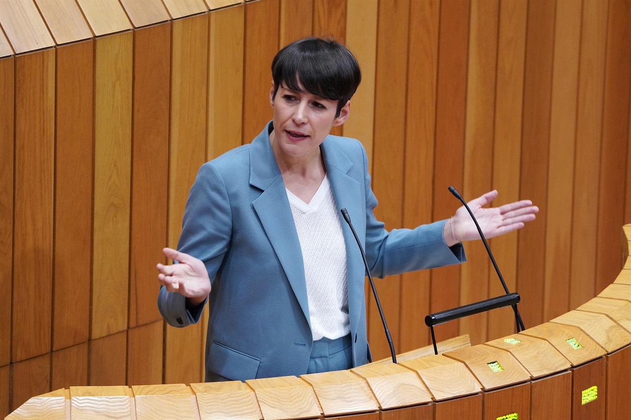 Ana Pontón, en el Debate del Estado de la Autonomía. Foto: Europa Press