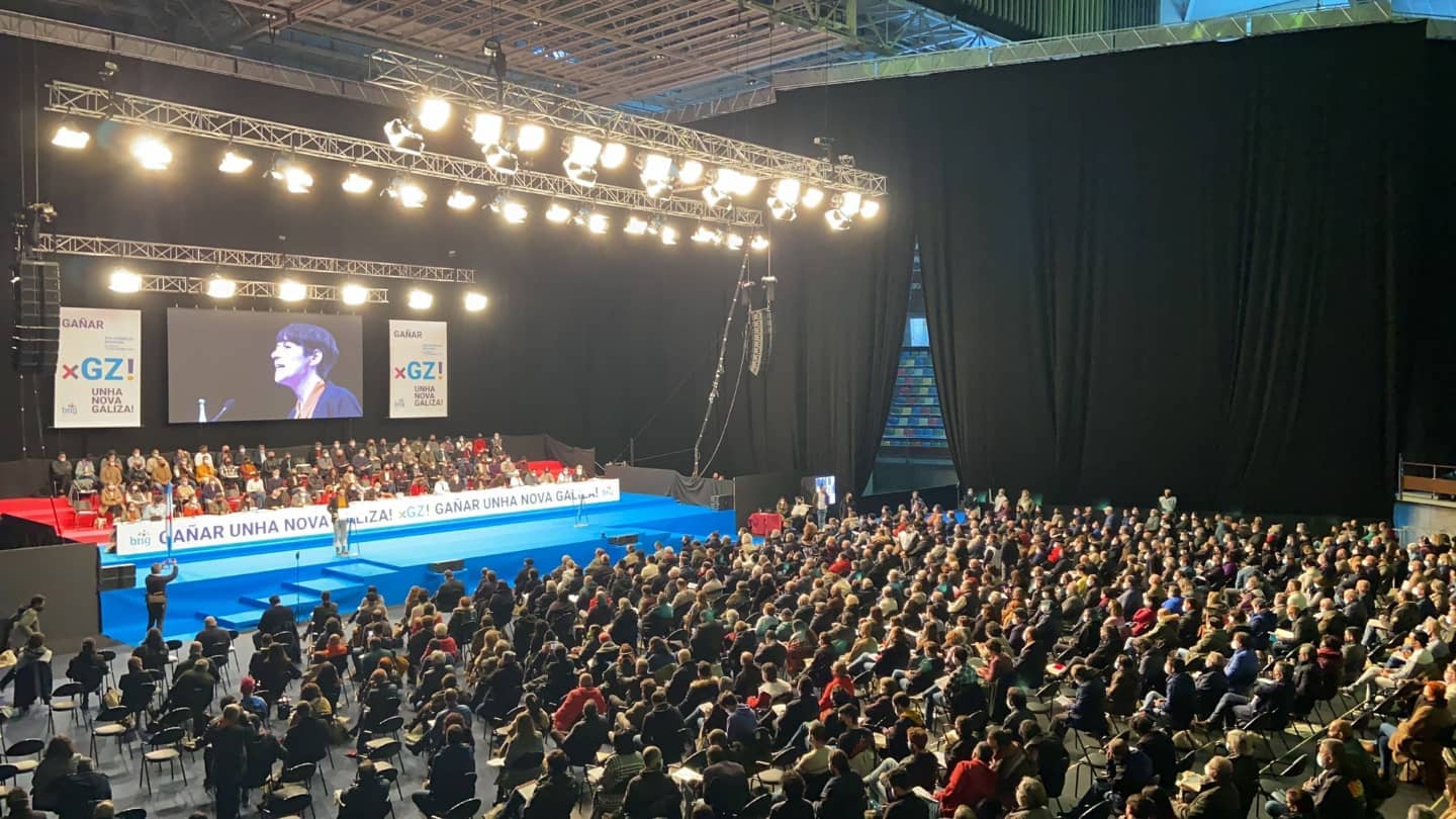 La portavoz nacional del BNG, Ana Pontón, en el arranque de la XVII Asemblea Nacional / BNG