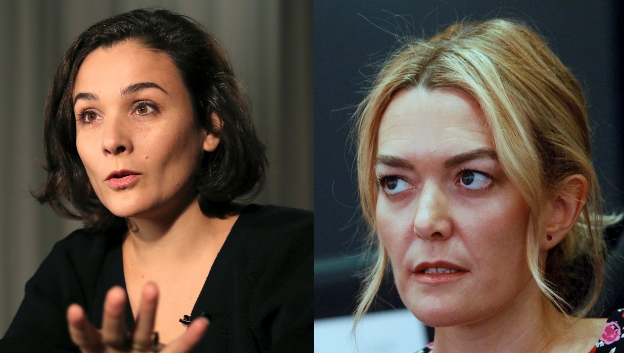 Adriana Domínguez y Marta Ortega. Fotos: EFE
