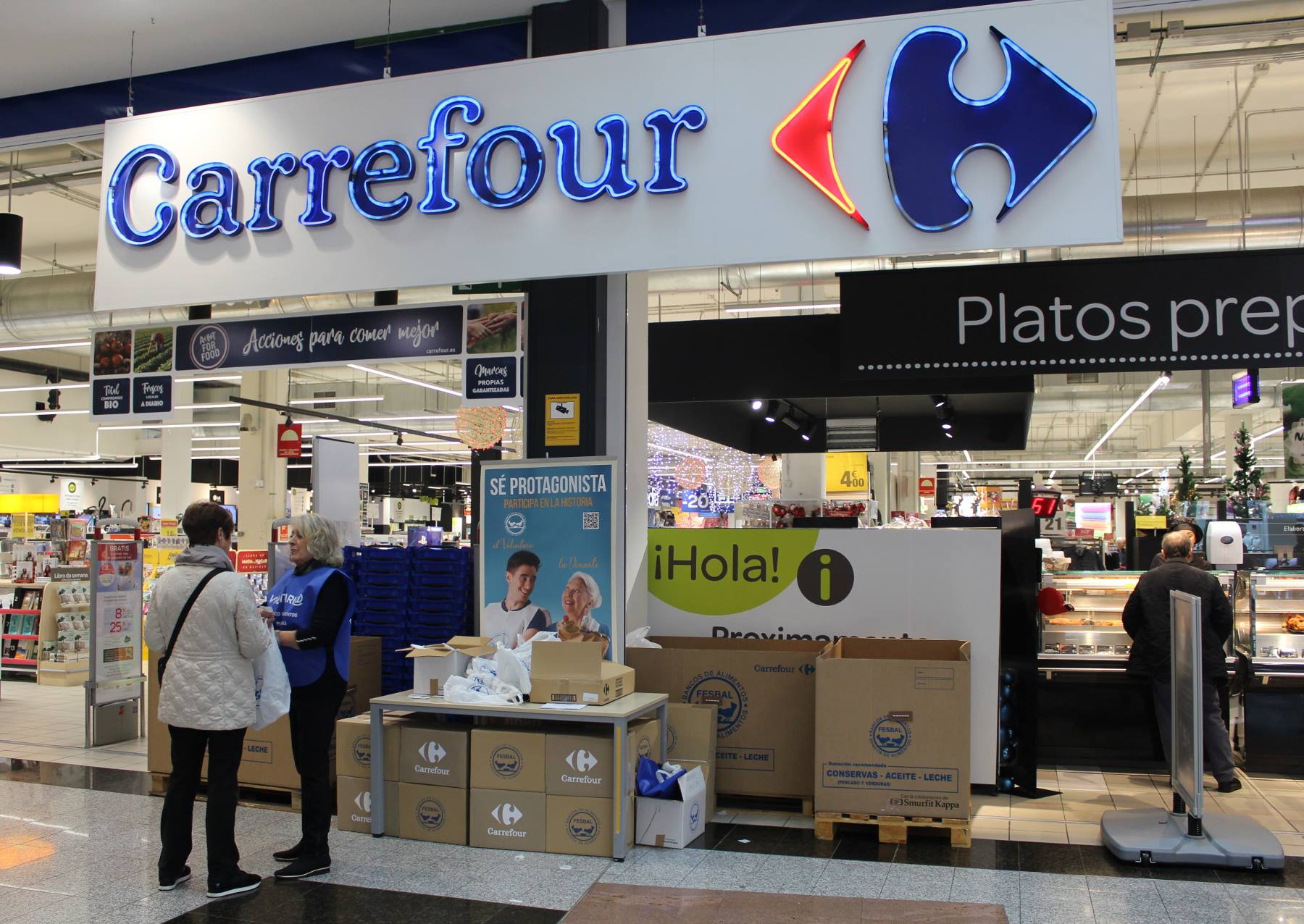 Establecimiento de Carrefour en el centro comercial As Cancelas de Santiago / CC As Cancelas