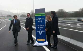 Inauguración de la ampliación de la AP-9 en Santiago con Mariano Rajoy y Alberto Núñez Feijóo