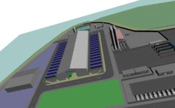 Proyecto de la central de hidrógeno verde que promueven Reganosa y EDP en As Pontes (A Coruña). - REGANOSA Y EDP
