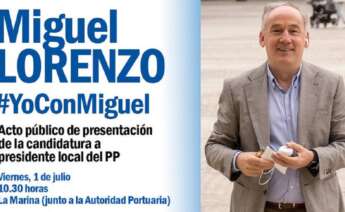 Miguel Lorenzo, senador del PP, oficializa su candidatura para optar a la Alcaldía de A Coruña