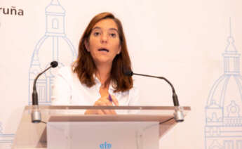 La alcaldesa de A Coruña, Inés Rey