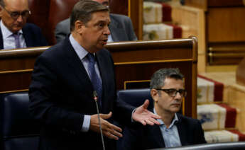 Luis Planas, ministro de Agricultura, Pesca y Alimentación, en el Congreso de los Diputados