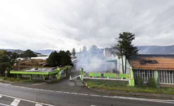 El incendio se desató el domingo 6 de noviembre en las instalaciones empleadas por el Grupo Nogar para el almacenamiento de cereales y pipas - Beatriz Ciscar - Europa Press