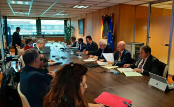 Reunión entre los representantes del Ministerio de Industria, Stellantis y de las comunidades autónomas de Aragón, Galicia y Madrid