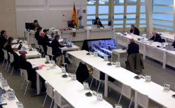 Maquinista Manuel Mato, durante el juicio del Alvia