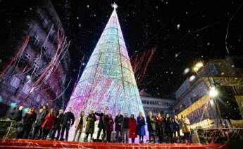 Vigo enciende sus ya famosas luces de Navidad