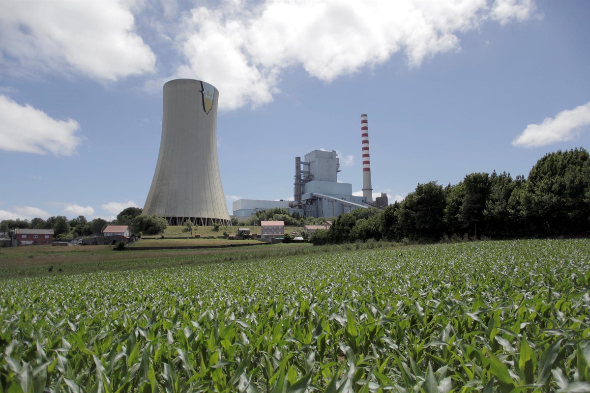 La central térmica de Meirama, de Naturgy, dejó de estar activa el verano de 2020