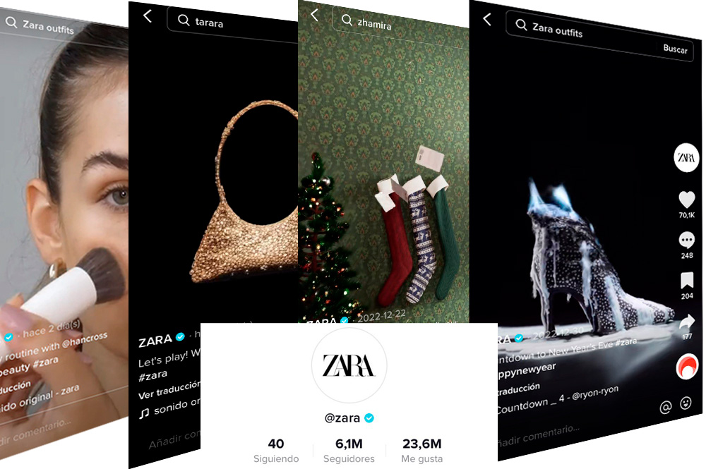 El perfil de Zara en TikTok consigue superar el número de seguidores de Shein