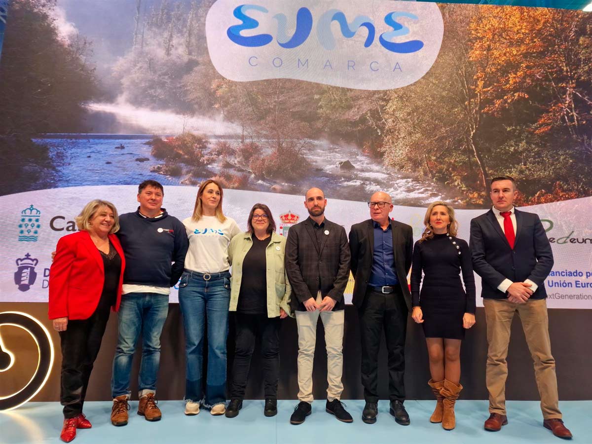 Imagen de la presentación de las 'Fragas do Eume' en Fitur