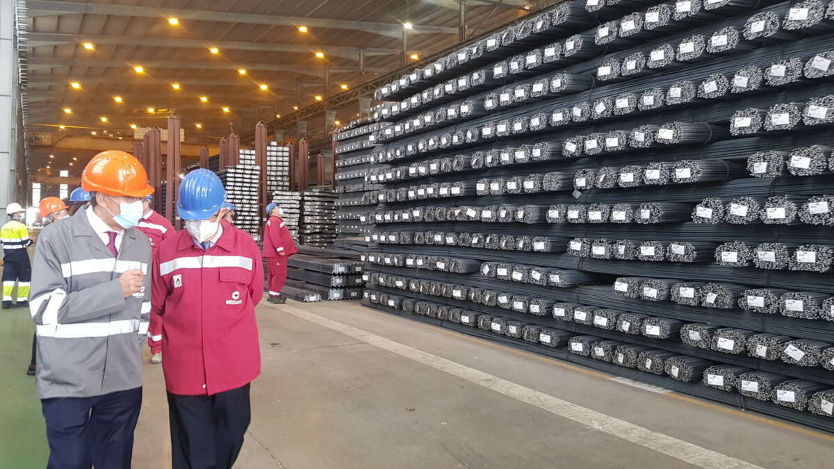 Interior de la factoría de Megasa en Zaragoza