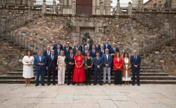 Presidentes provinciales reunidos en octubre de 2021 - Diputación de Ourense