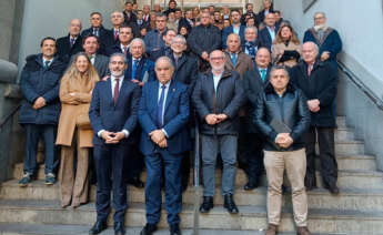 Miembros del pleno de la Cámara de Comercio de Pontevedra, Vigo y Vilagarcía, tras la reelección de José García Costas como presidente