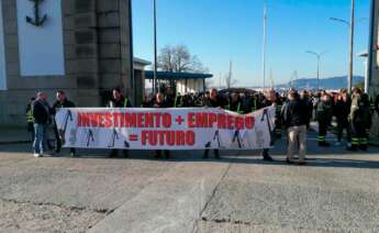 Concentración a las puertas de Navantia Ferrol