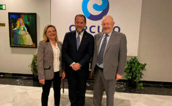 Josefina Fernández, Juan Carlos Escotet y Manuel Rodríguez. Círculo de empresarios de Galicia