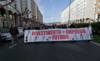 Movilización de los trabajadores de Navantia Ferrol / Europa Press