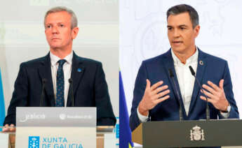 El presidente de la Xunta, Alfonso Rueda, y el presidente del Gobierno, Pedro Sánchez