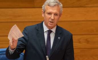 El presidente de la Xunta, Alfonso Rueda, en el Parlamento / EP