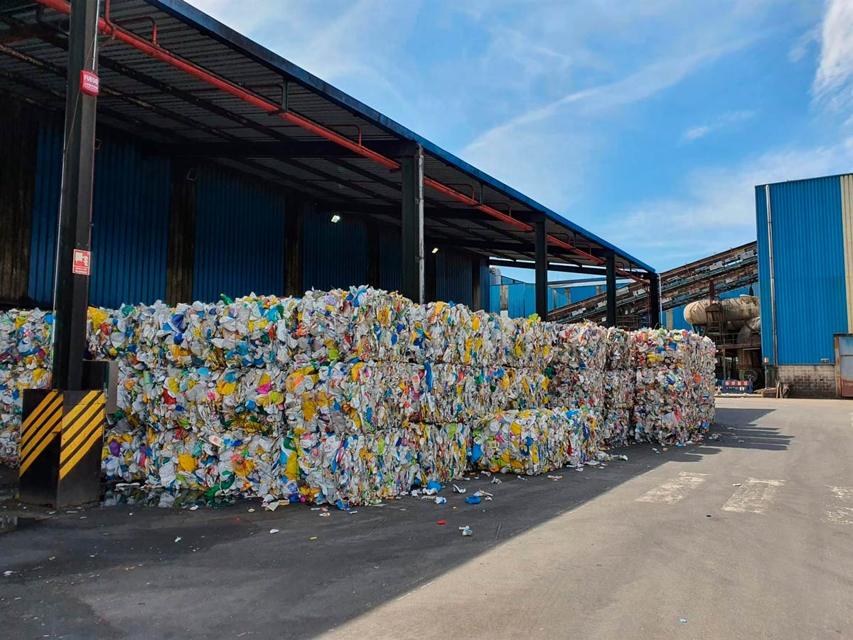 Materiales para reciclado en Sogama
