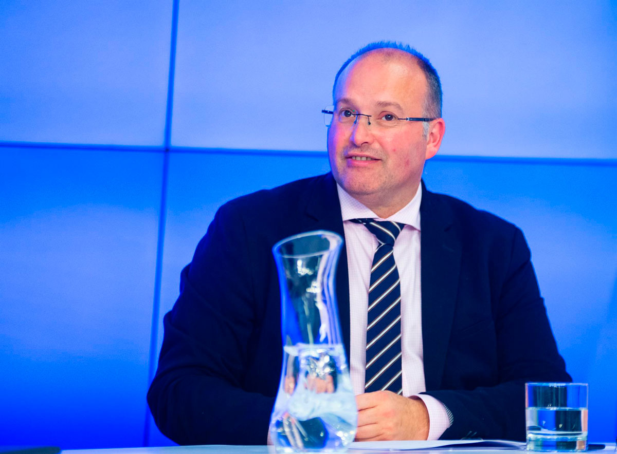 El vicesecretario de Organización Territorial, Miguel Tellado, durante la reunión del Comité Ejecutivo Nacional del PP.