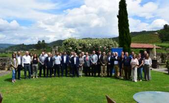 Asistentes a la VII Reunión Casal de Armán, organizada por el Foro Económico de Galicia