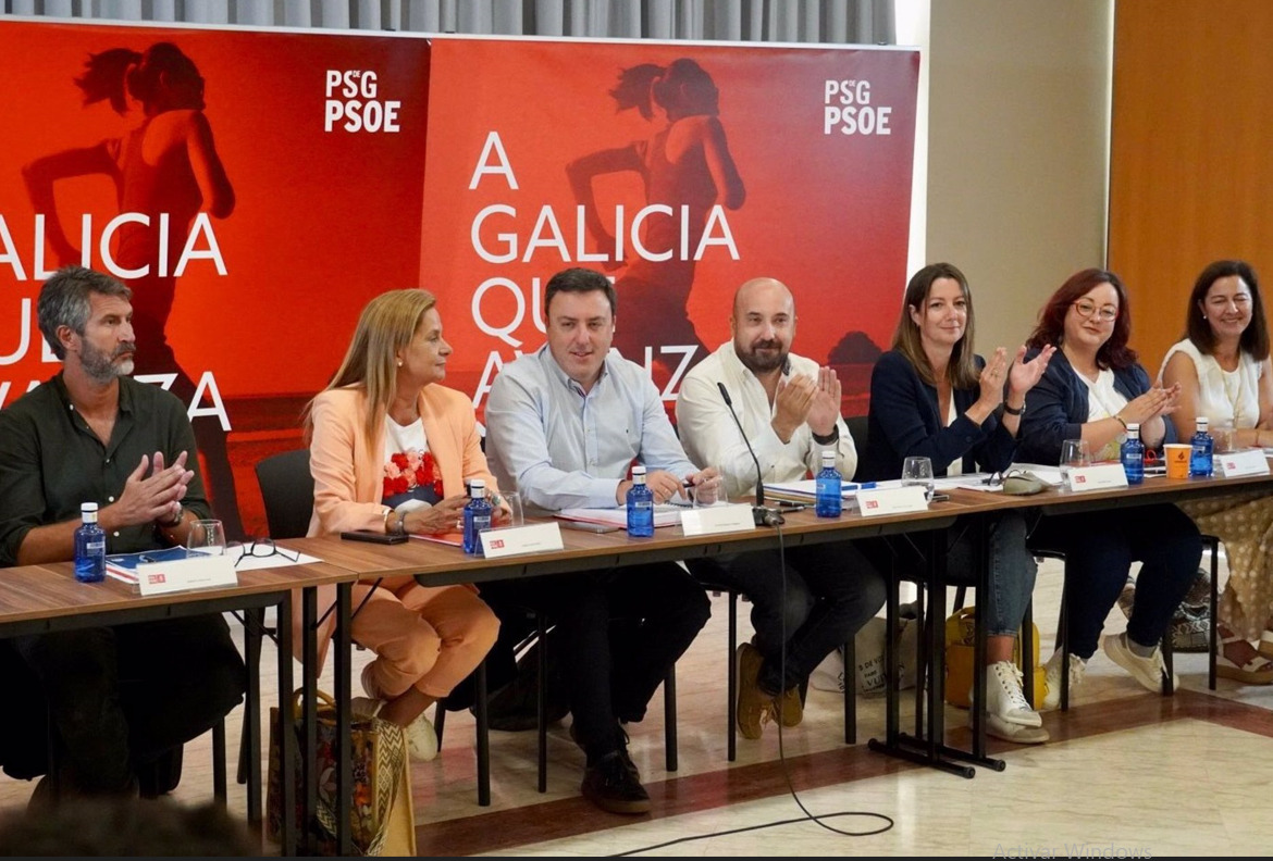 Imagen de la reunión ejecutiva nacional del PSdeG