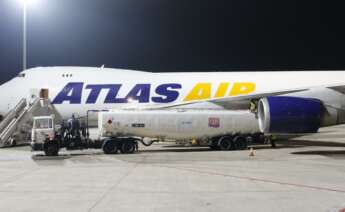 Imagen de archivo de un avión operado por Atlas Air