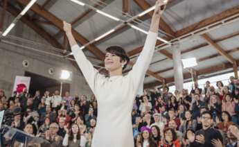 Ana Pontón en el acto de su proclamación como candidata del BNG a la Xunta / BNG