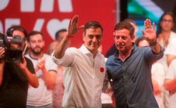 Pedro Sánchez y José Ramón Gómez