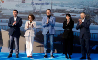 El presidente del Gobierno, Pedro Sánchez, visita este sábado en Ferrol las instalaciones del astillero de Navantia, acompañado por la vicepresidenta cuarta y ministra de Hacienda y Función Pública, María Jesús Montero