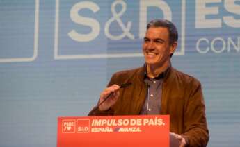El líder del PSOE durante la convención de su partido celebrada en A Coruña