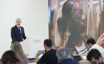 Óscar García Maceiras, CEO de Inditex, durante la presentación de resultados del grupo / EFE